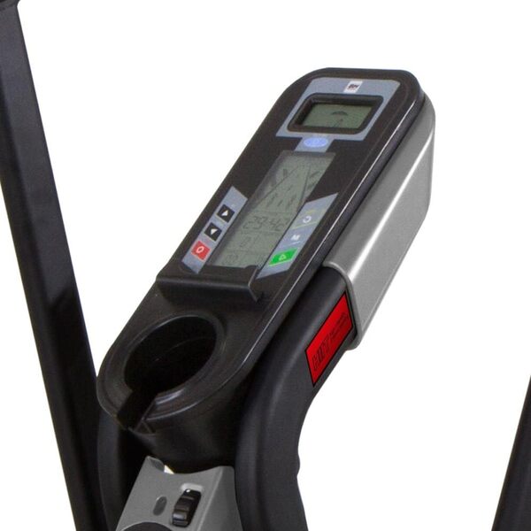 Vélo d'appartement CROSS 1100 H8750 - Systéme inertiel à Aire - Guidon mobile pour entrainer jambes et bras - Semipro