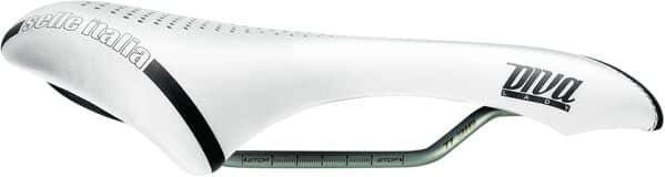 Selle Italia Diva Gel Superflow Cadre en Ti 316 Fibra-Tek Mixte