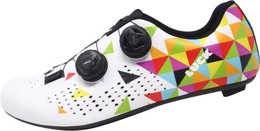 Test : chaussures vélo LUCK Genius Grafiti, semelle carbone et double fermeture