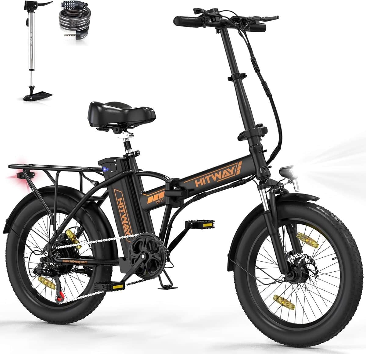 Test : hitway vélo électrique pliable 20 pouces