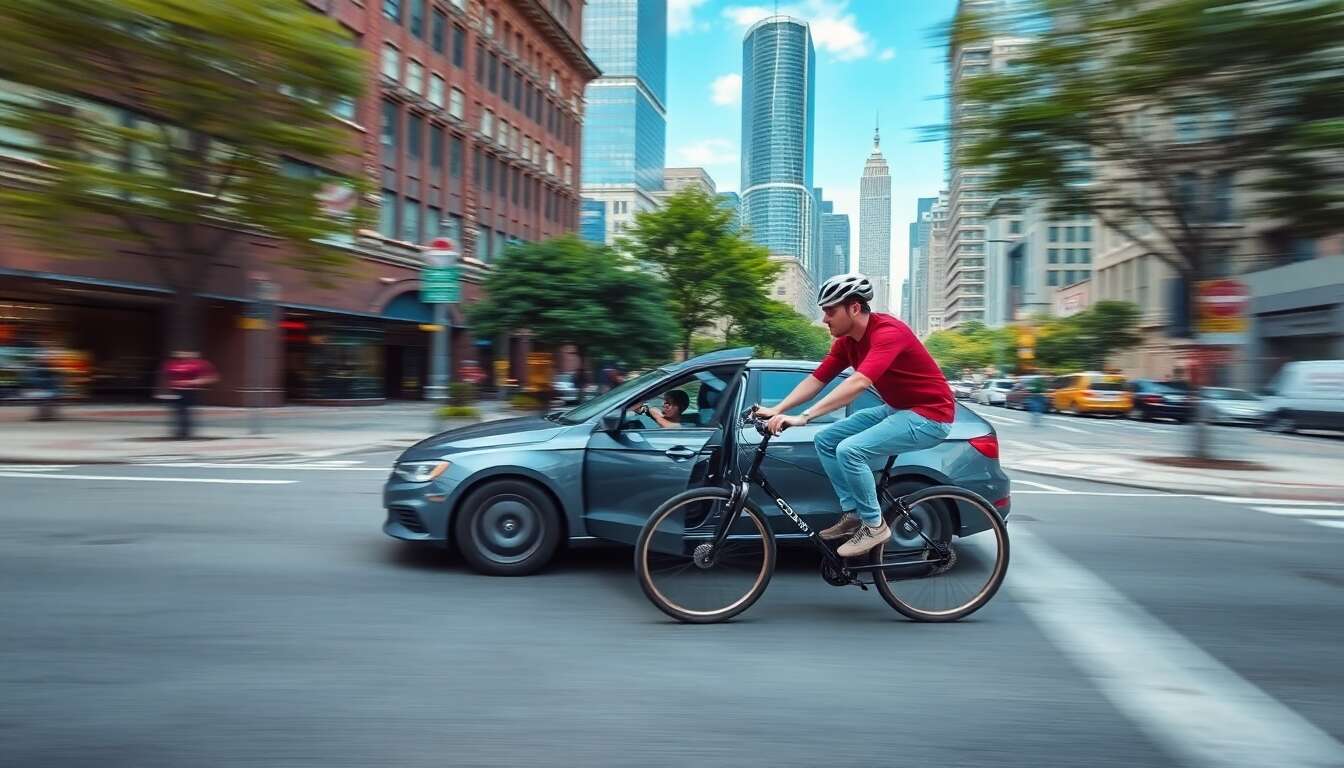 Les ouvertures de portières : un danger à éviter