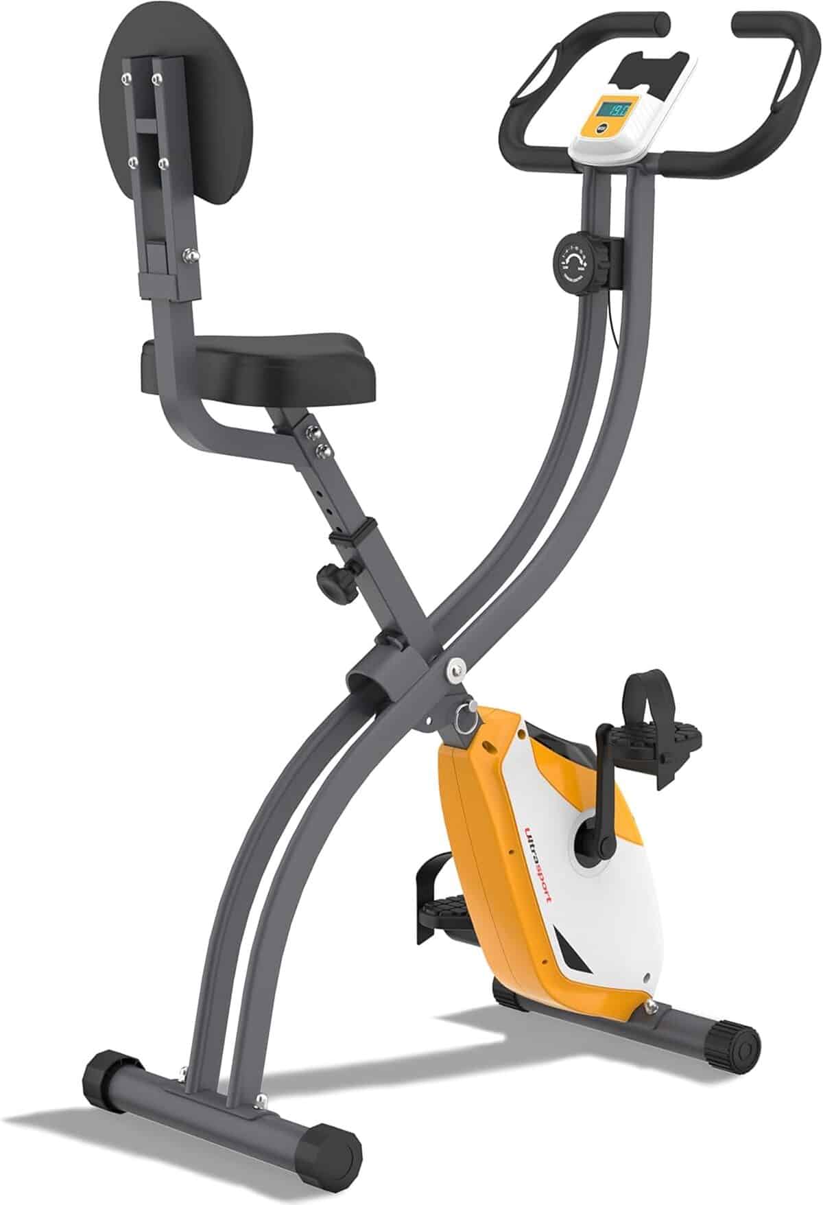 Test de l'Ultrasport F-Bike 350B : vélo d'appartement pliable pour un entraînement complet