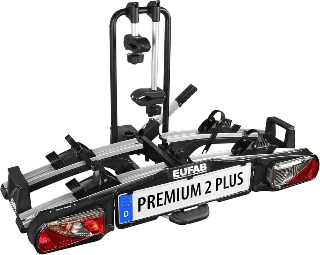 Test du porte-vélo EUFAB 11523 Premium II Plus : fixation de qualité