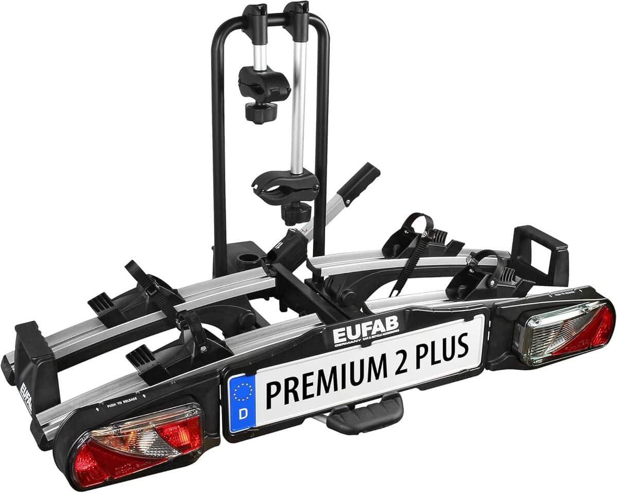 Test du porte-vélo EUFAB 11523 Premium II Plus : fixation de qualité