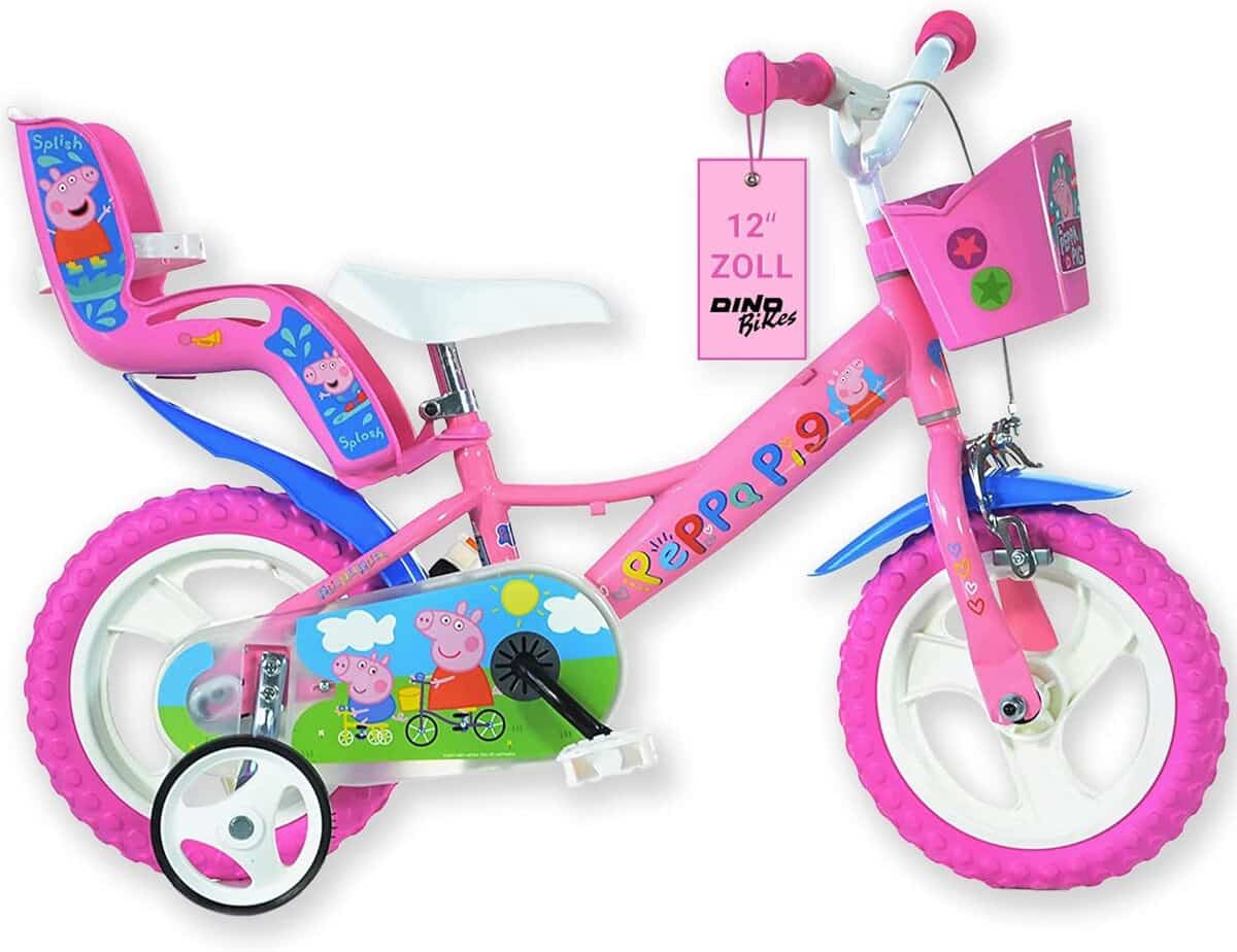 Test du vélo Dino Bikes Peppa Pig pour enfant : fun et sécurité au rendez-vous