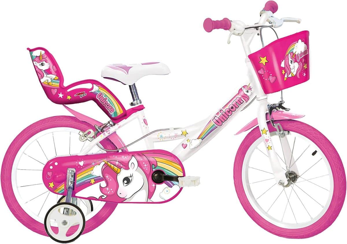 Test : vélo licorne 16" Dino Bikes pour filles