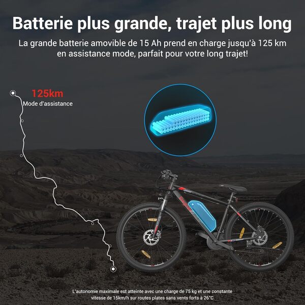 Eleglide Mopride 2 Vélo électrique Homme Femme, VTT électrique 27.5''/29