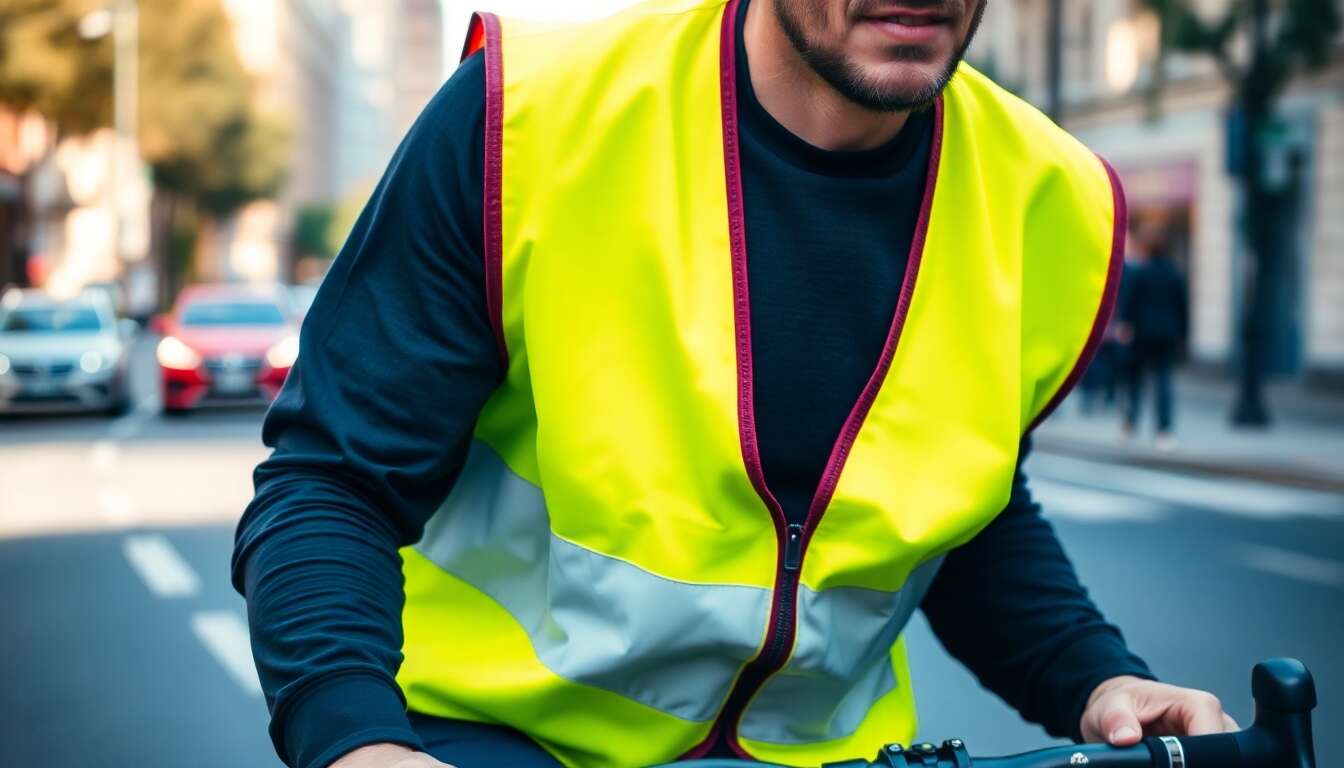 Pourquoi porter un gilet jaune à vélo ?