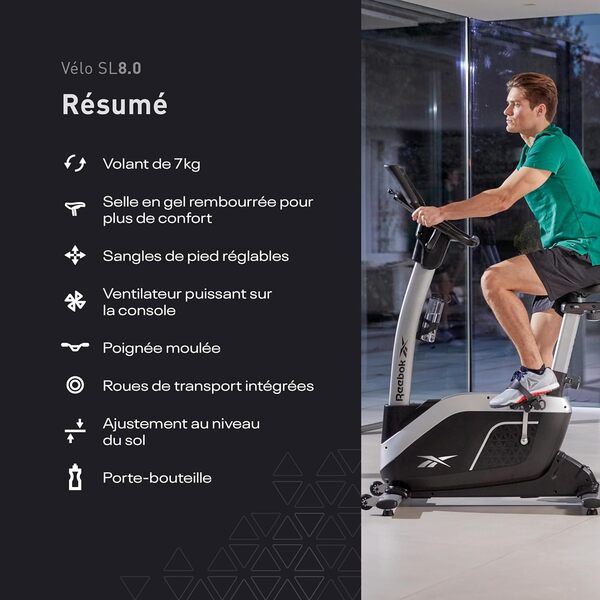 Reebok SL8.0 Vélo d'exercice