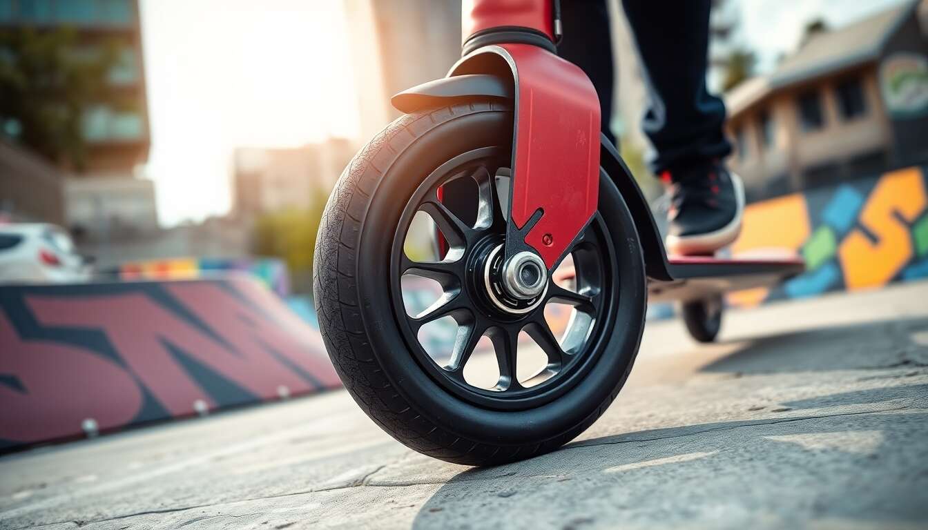 Les crit&egrave;res essentiels pour choisir ses roues de trottinette freestyle