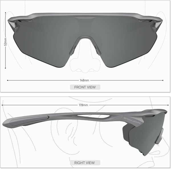 Lunettes de cyclisme TR90 monture incassable polarisée anti UV400 Lunettes de soleil de sport