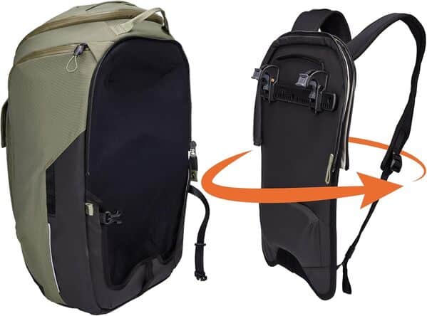 Thule Paramount Sacoche de vélo Hybride et Sac à Dos 26 l