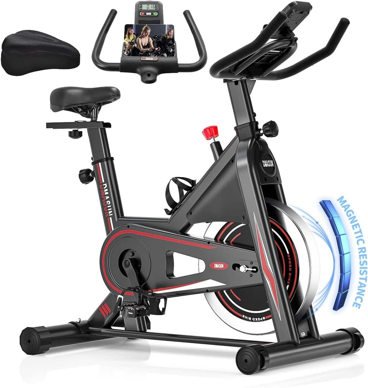 Test du vélo d'appartement magnétique DMASUN : performance et confort