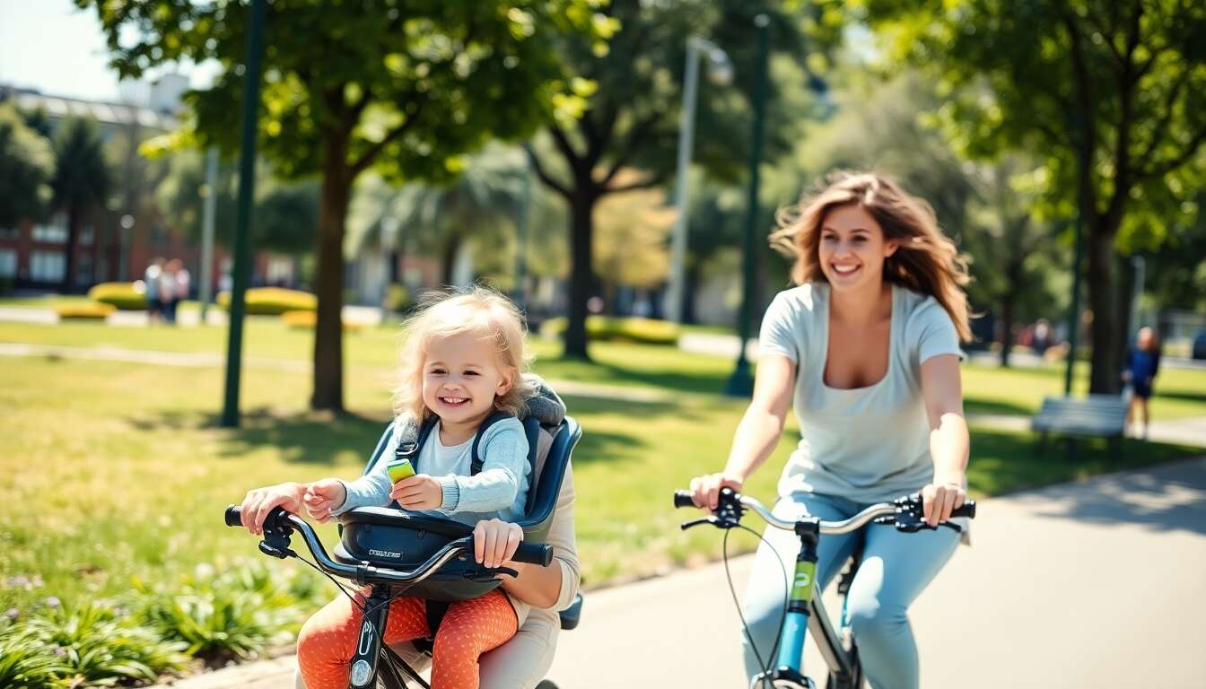 À quel âge transporter un enfant à vélo ?