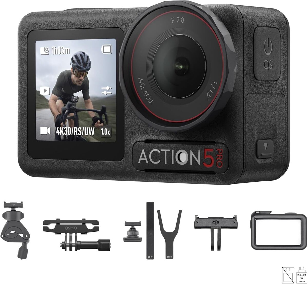 Test de la caméra 4K DJI Osmo Action 5 Pro pour cyclistes