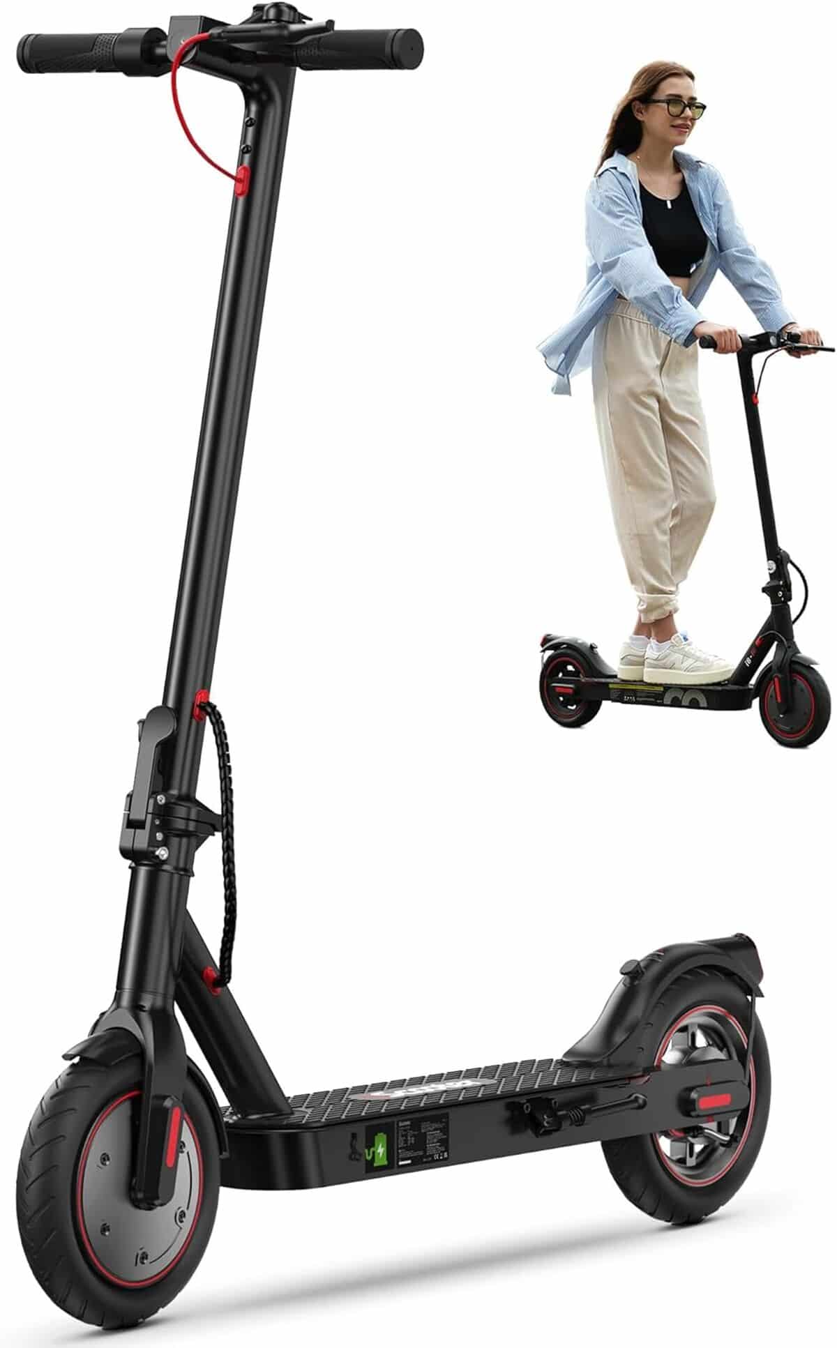 Test de la trottinette électrique iScooter i9 : moteur 350W et freinage double