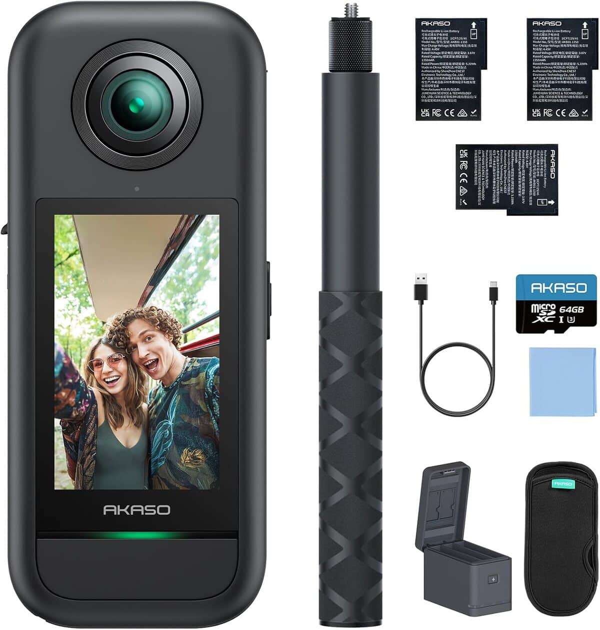 Test de l'AKASO 360 : caméra sport avec horizon lock et superSmooth