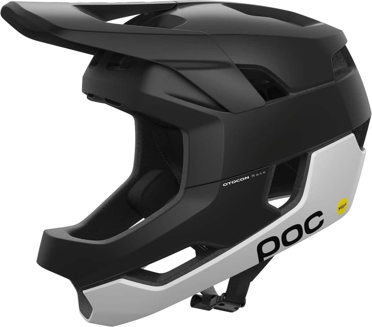 Test du casque intégral POC Otocon Race MIPS noir et blanc