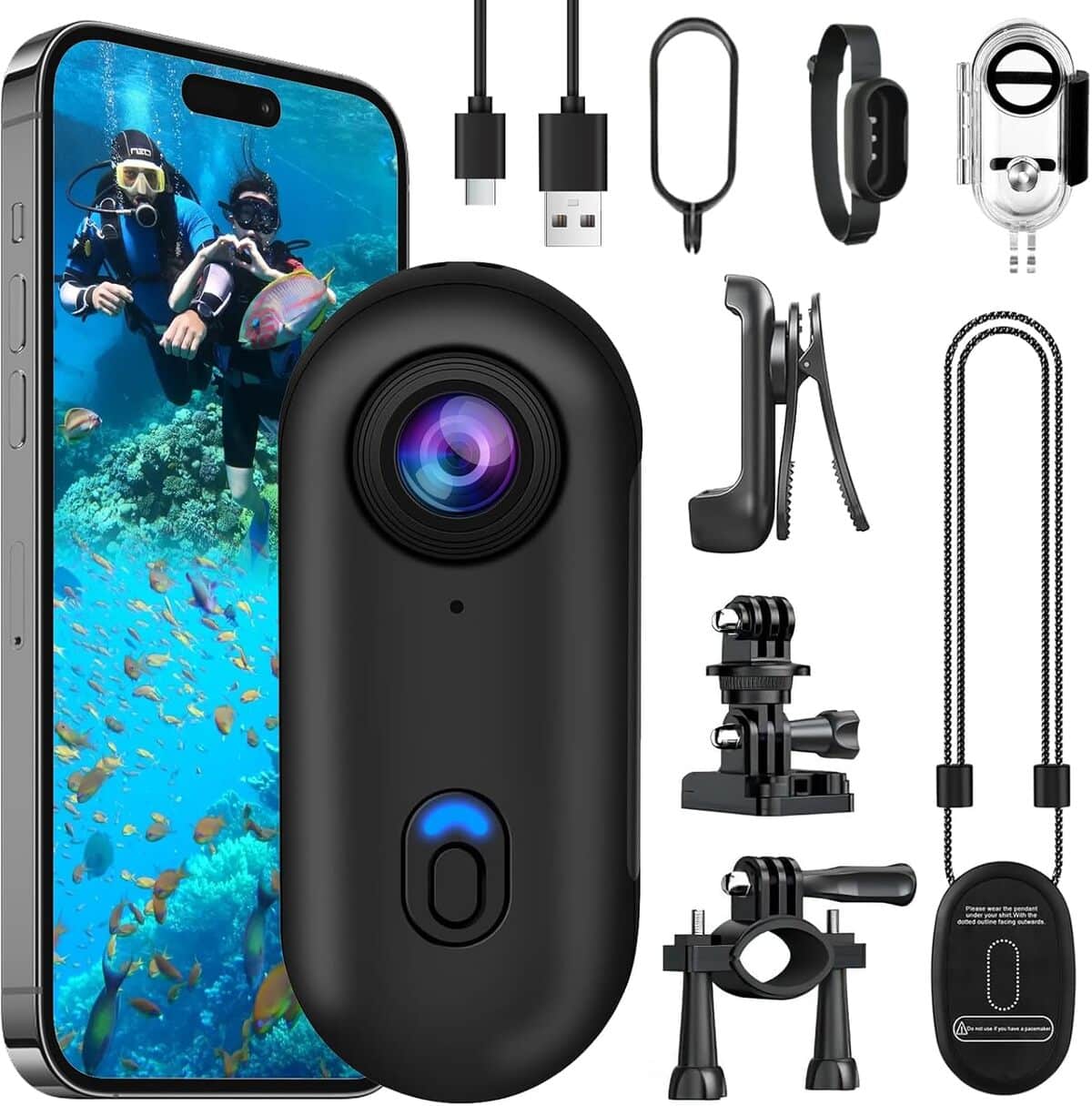 Test : caméra sport OBEST Mini 4K WiFi étanche