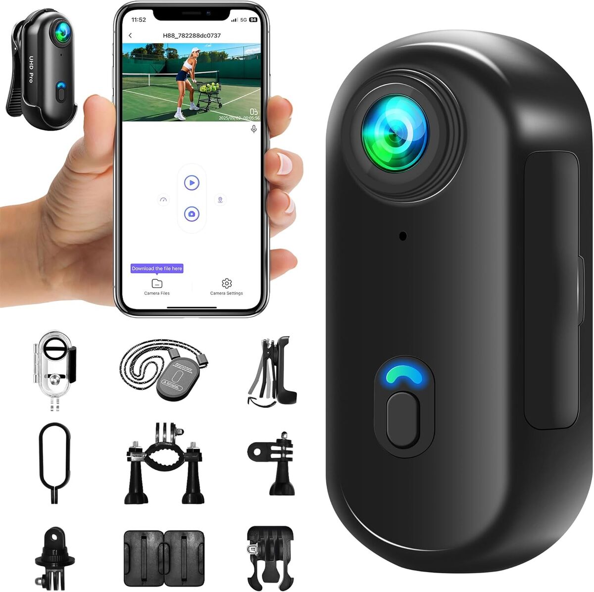 Test de la mini caméra sport 4K NNYYMH : polyvalence et performances au rendez-vous