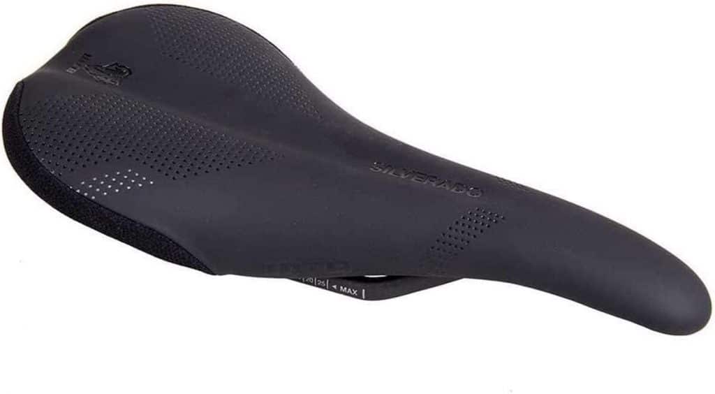 Test de la selle de vélo Silverado en carbone noir