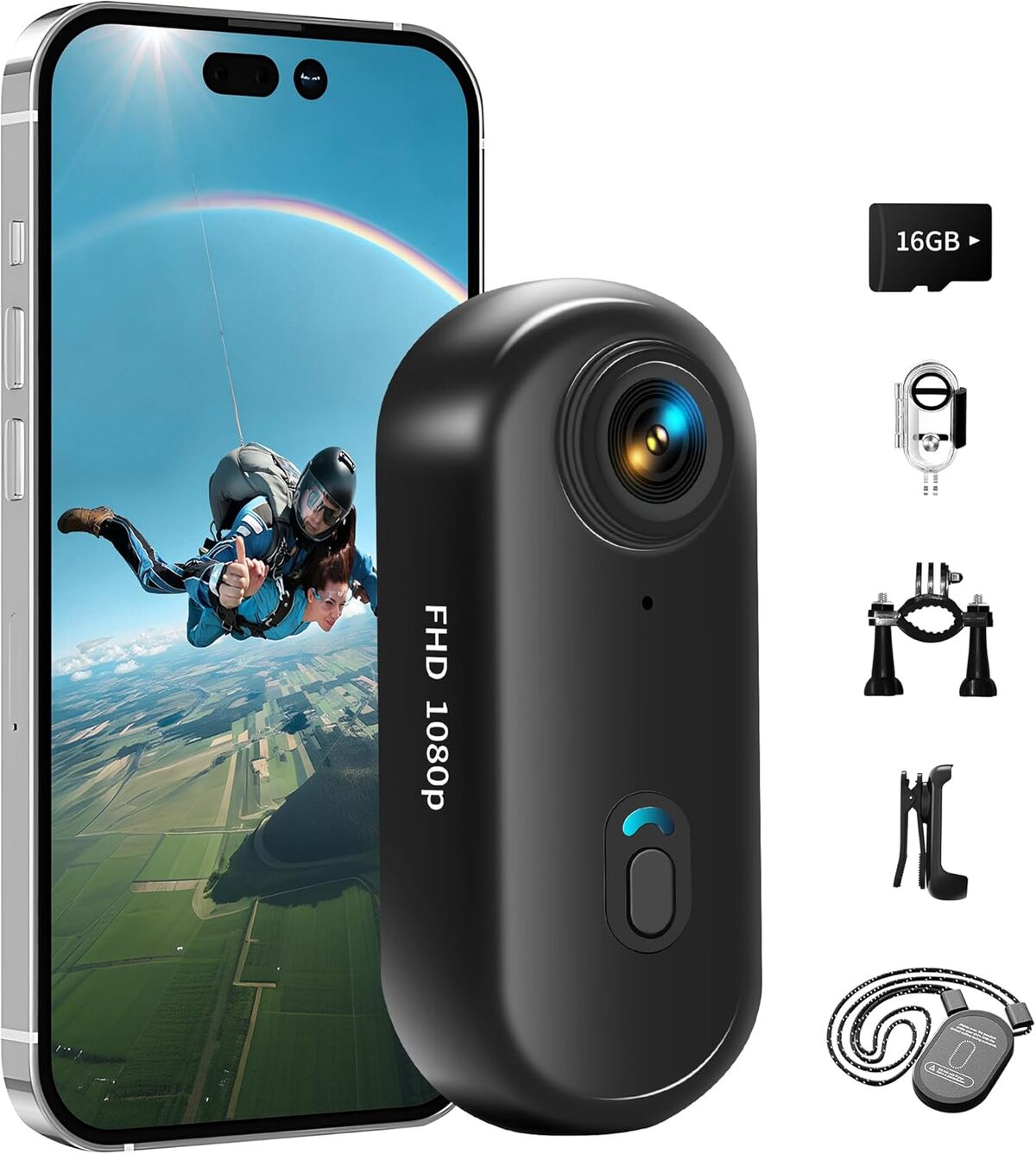 Test : tiantianle mini camera sport 4K wifi étanche 30 m