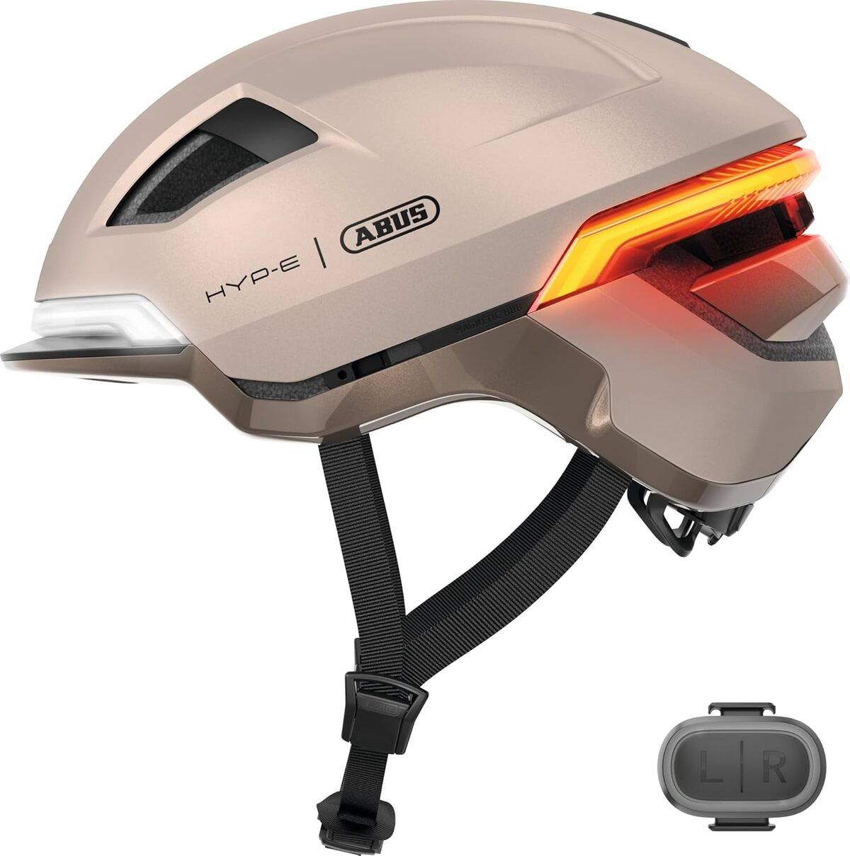 Test : casque de vélo Abus HYP-E, sécurité lumineuse