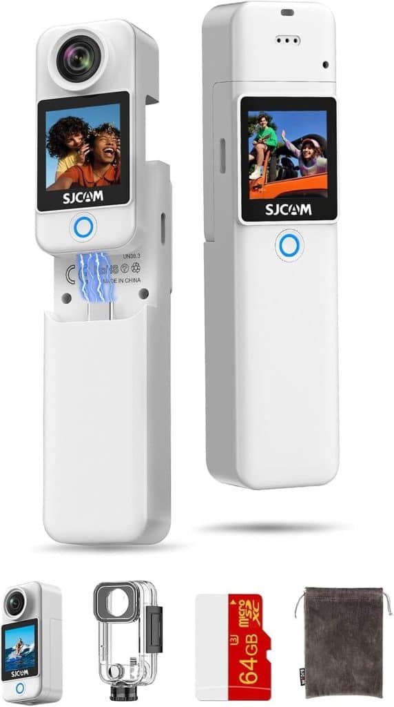 Test de la SJCAM C300 : caméra sportive étanche 4K et double écran tactile