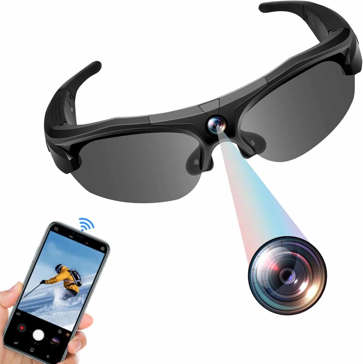 Test des lunettes caméra Pudet Luo 4K WiFi : action et aventure