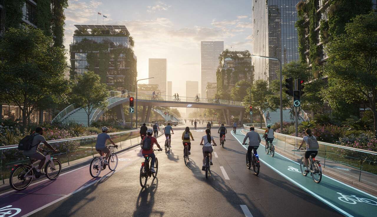 Vers une ville o&ugrave; le v&eacute;lo est roi : perspectives pour 2030