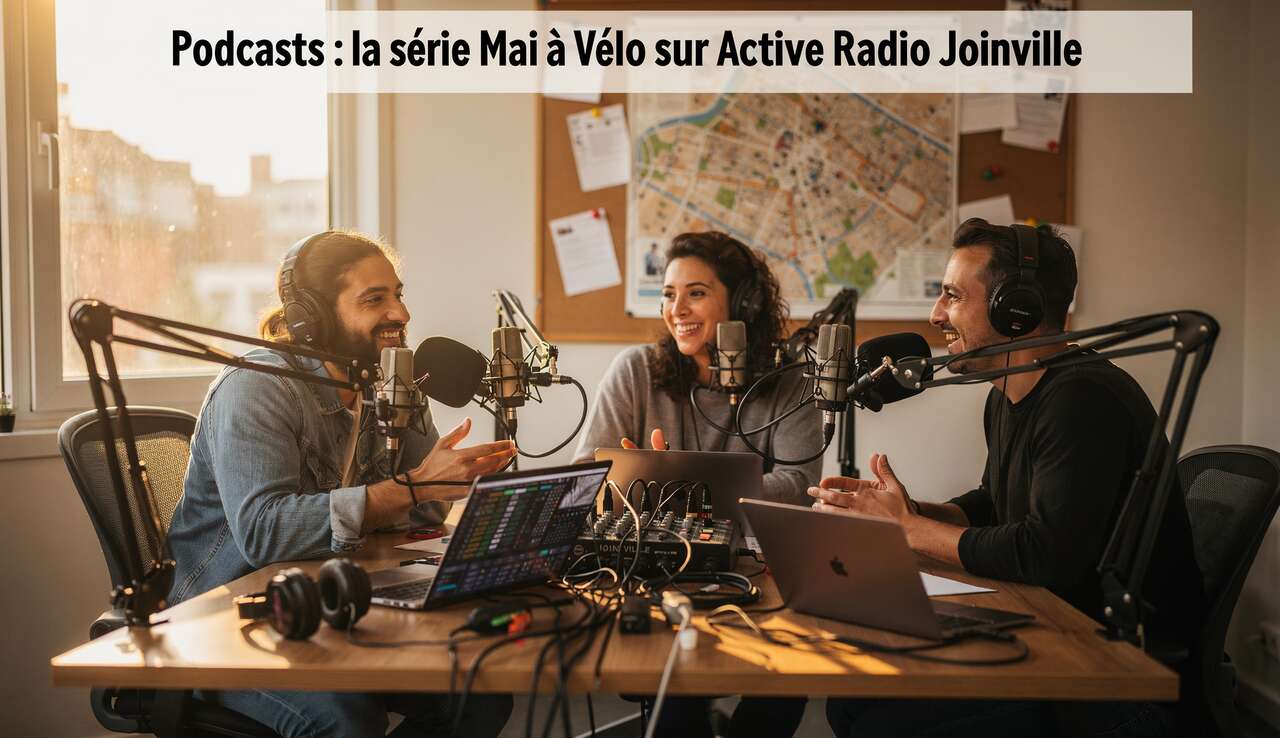 Podcasts : la série Mai à Vélo sur Active Radio Joinville