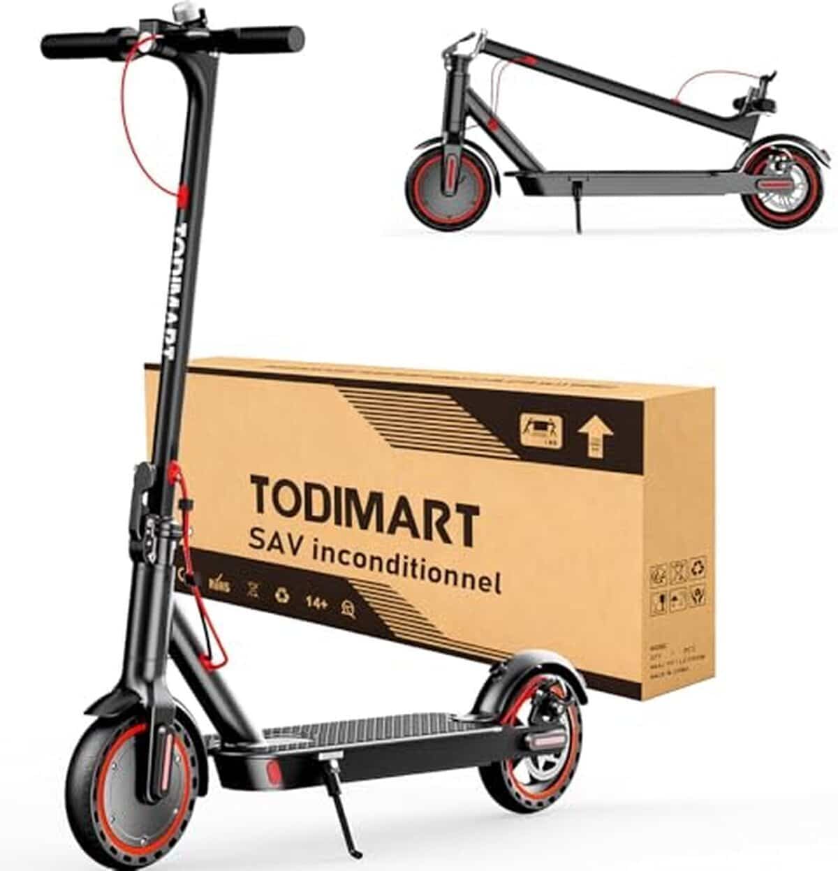 Test de la trottinette électrique ultralégère TODIMART T3 : autonomie 30 km et moteur 350W