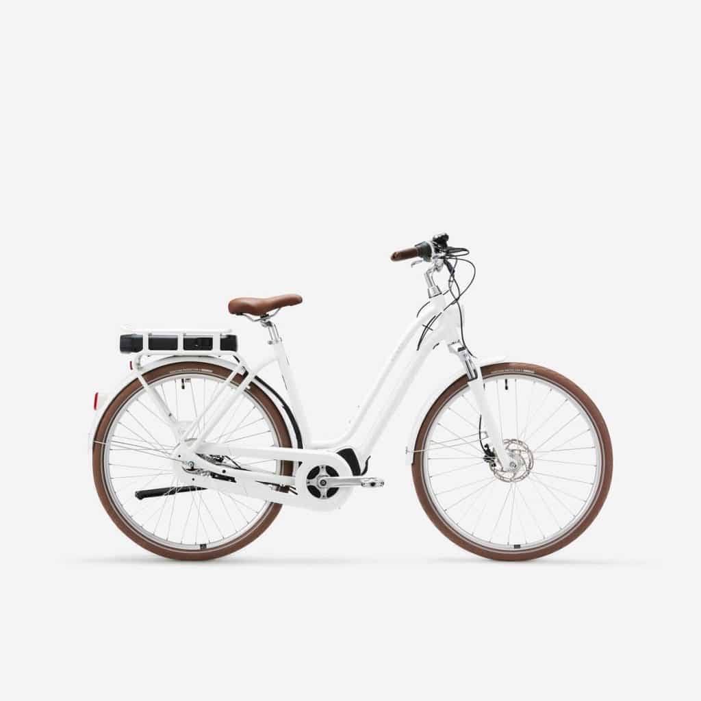 Test vélo électrique Elops 920 connect LF blanc Decathlon