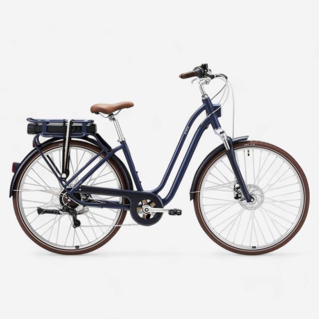 Test du vélo électrique de ville Decathlon Elops 900E cadre bas