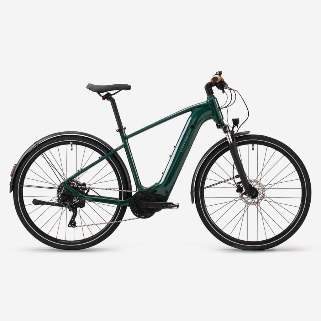 Test du vélo électrique Decathlon E-ACTV 500 vert