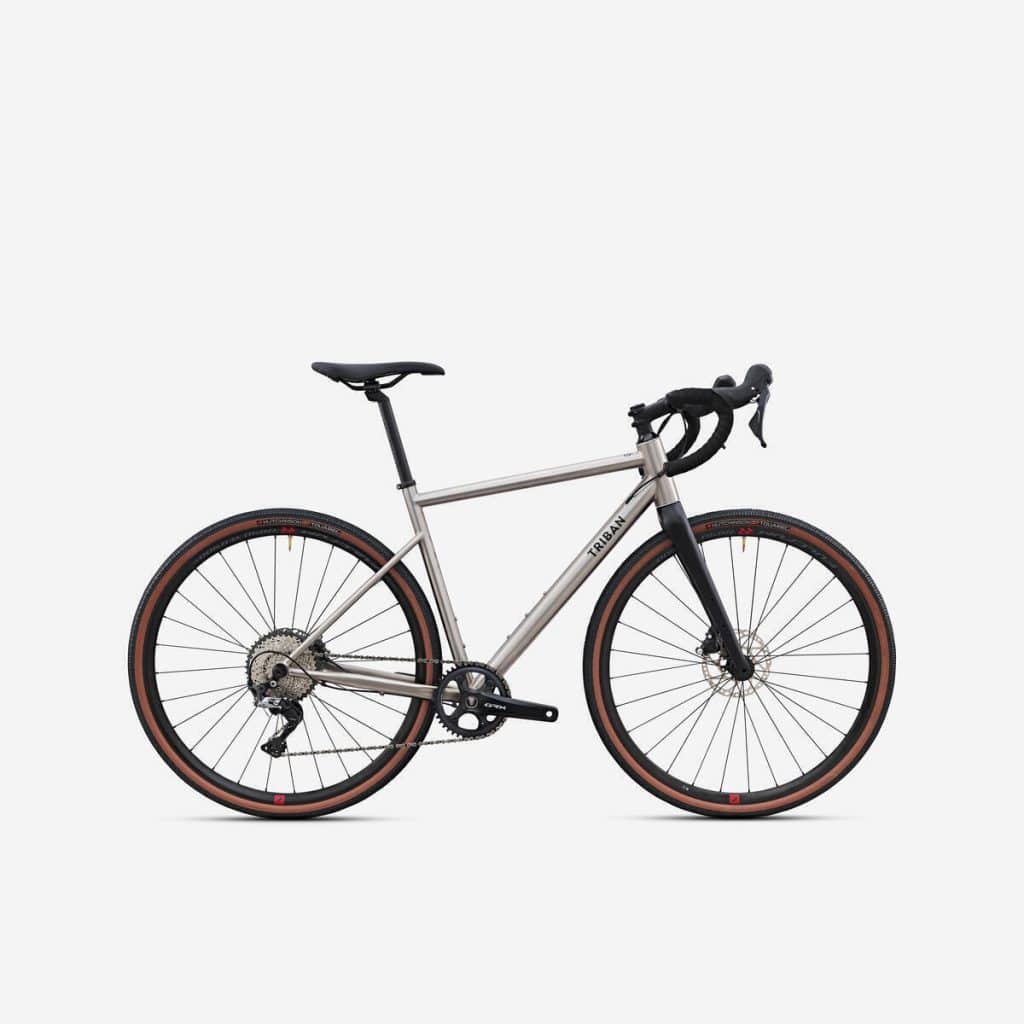 Test du vélo gravel Triban GRVL 900 homme en titane - Decathlon