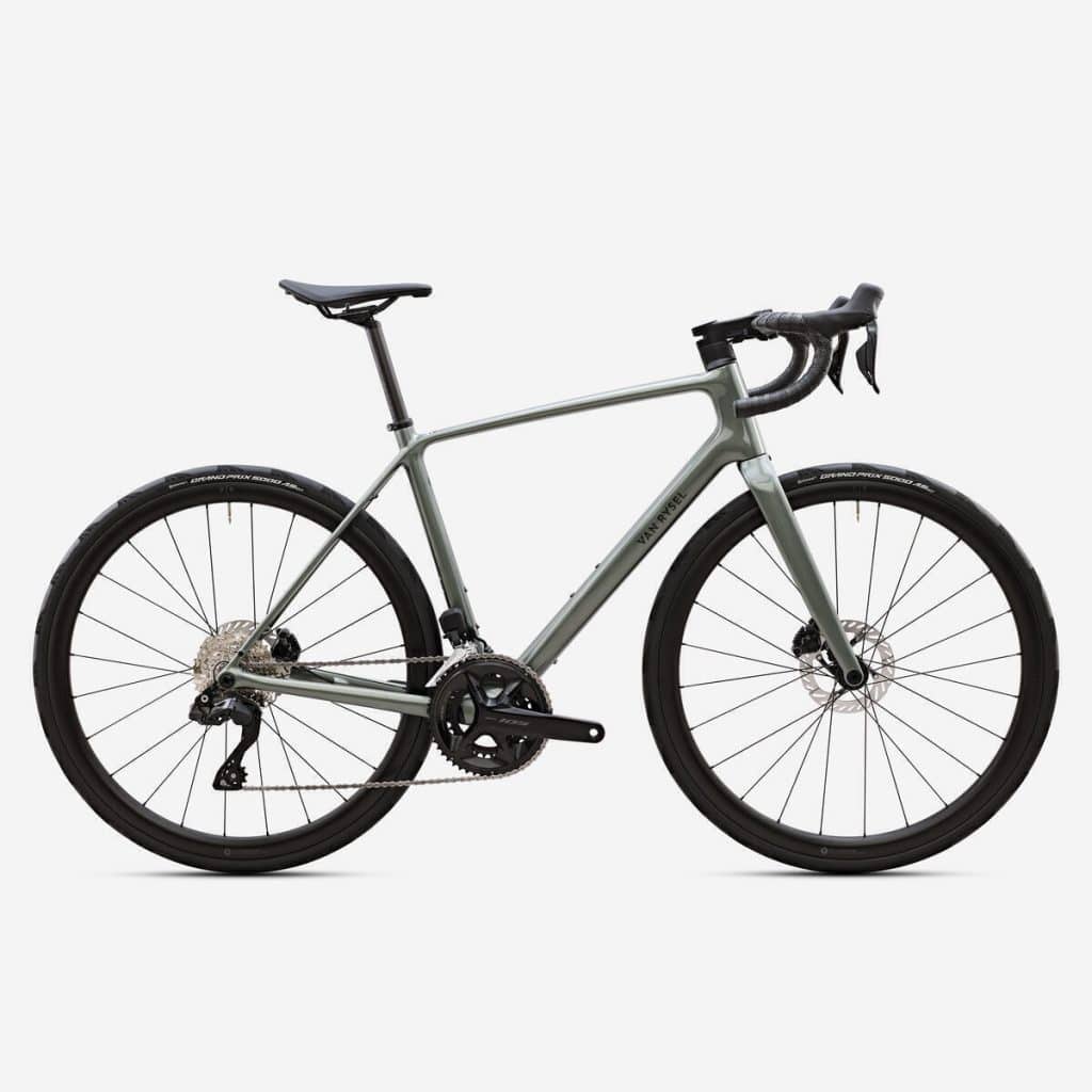 Test du vélo route endurance Decathlon, shimano 105 DI2 EDR CF Ultra