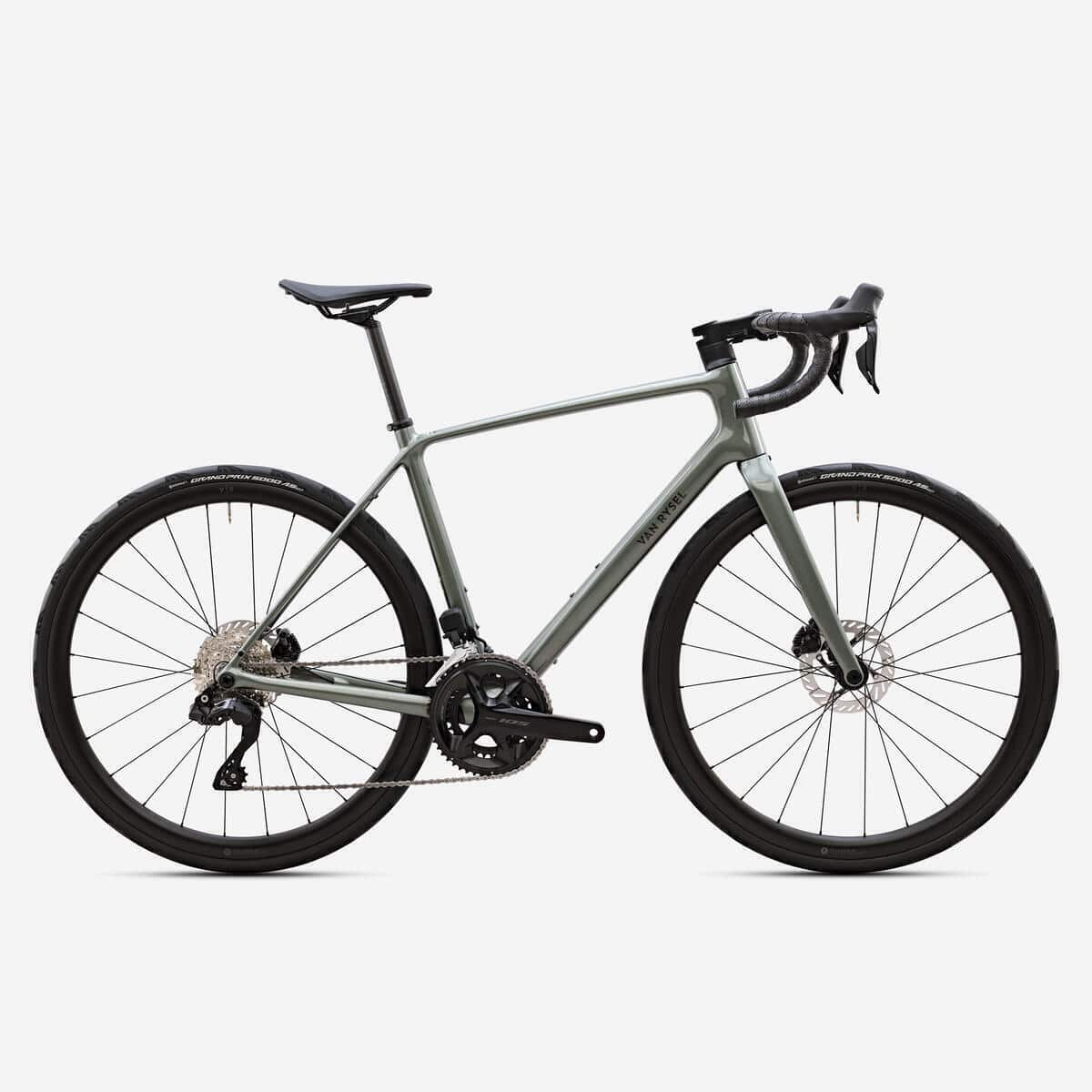 Test du vélo route endurance Decathlon, shimano 105 DI2 EDR CF Ultra