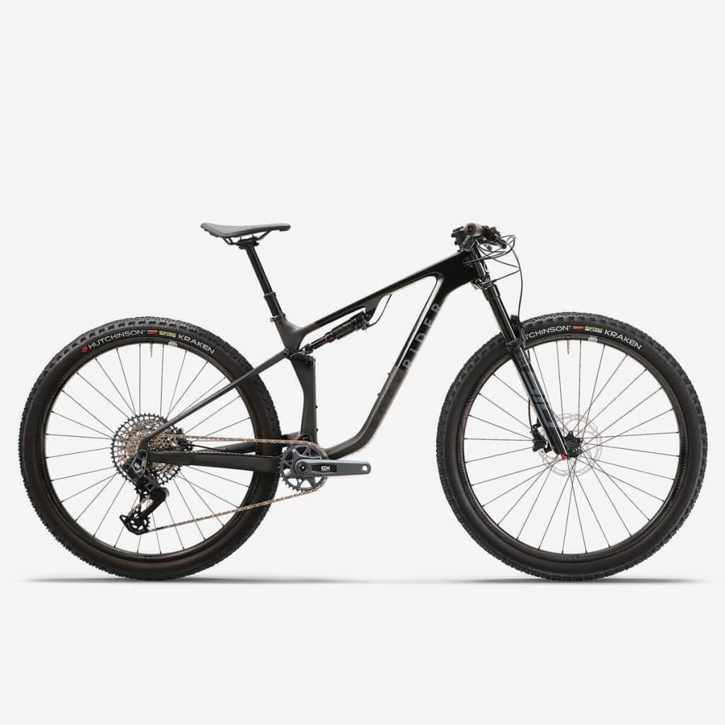 Test du VTT tout suspendu Decathlon Race 940 S carbone noir