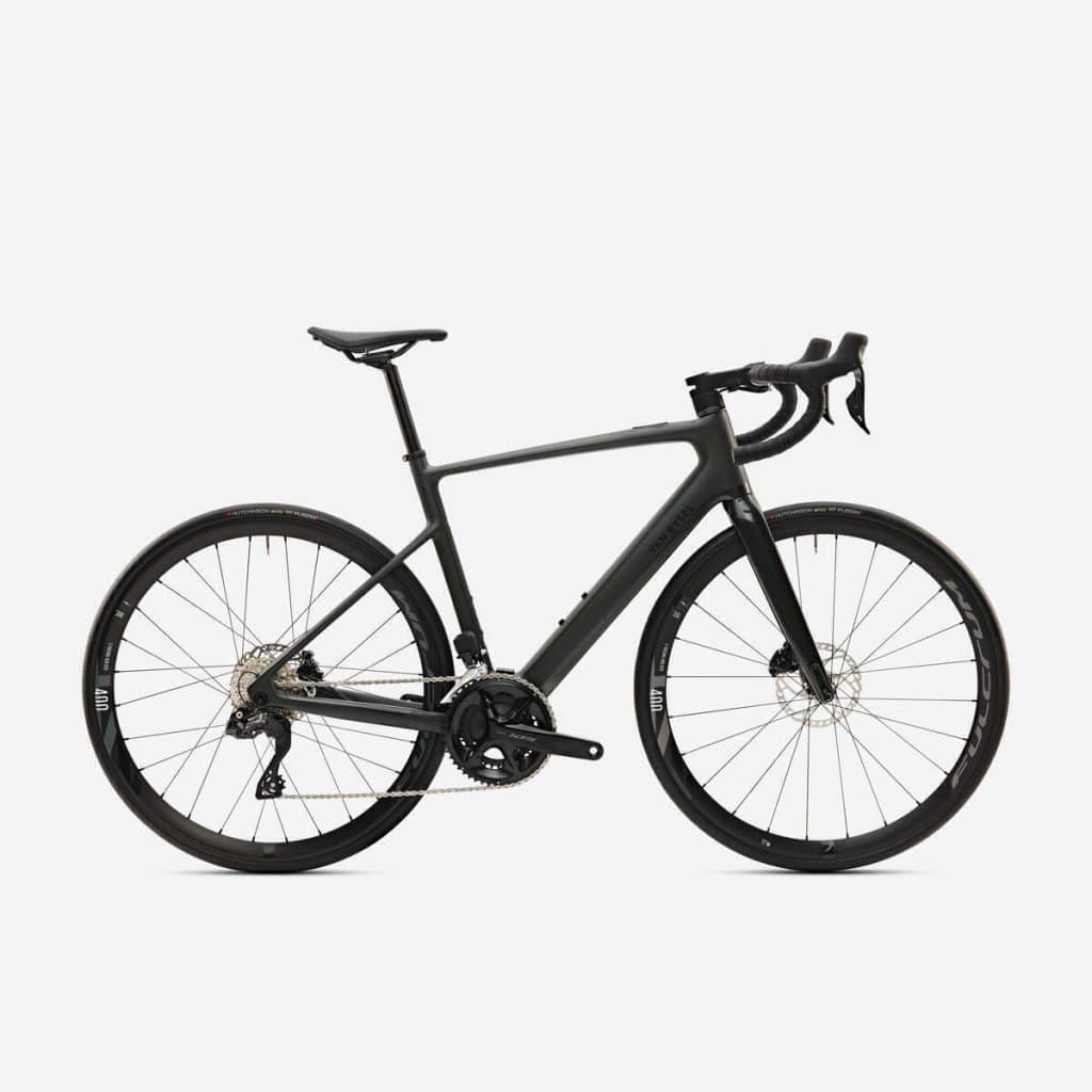 Test : vélo électrique Decathlon Shimano 105 Di2 2x12v vert