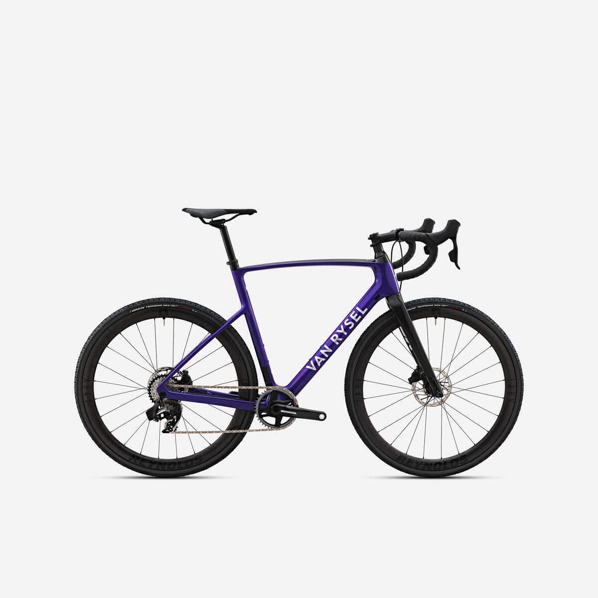 Test du vélo de cyclocross RCX II Force AXS 12s purple Decathlon