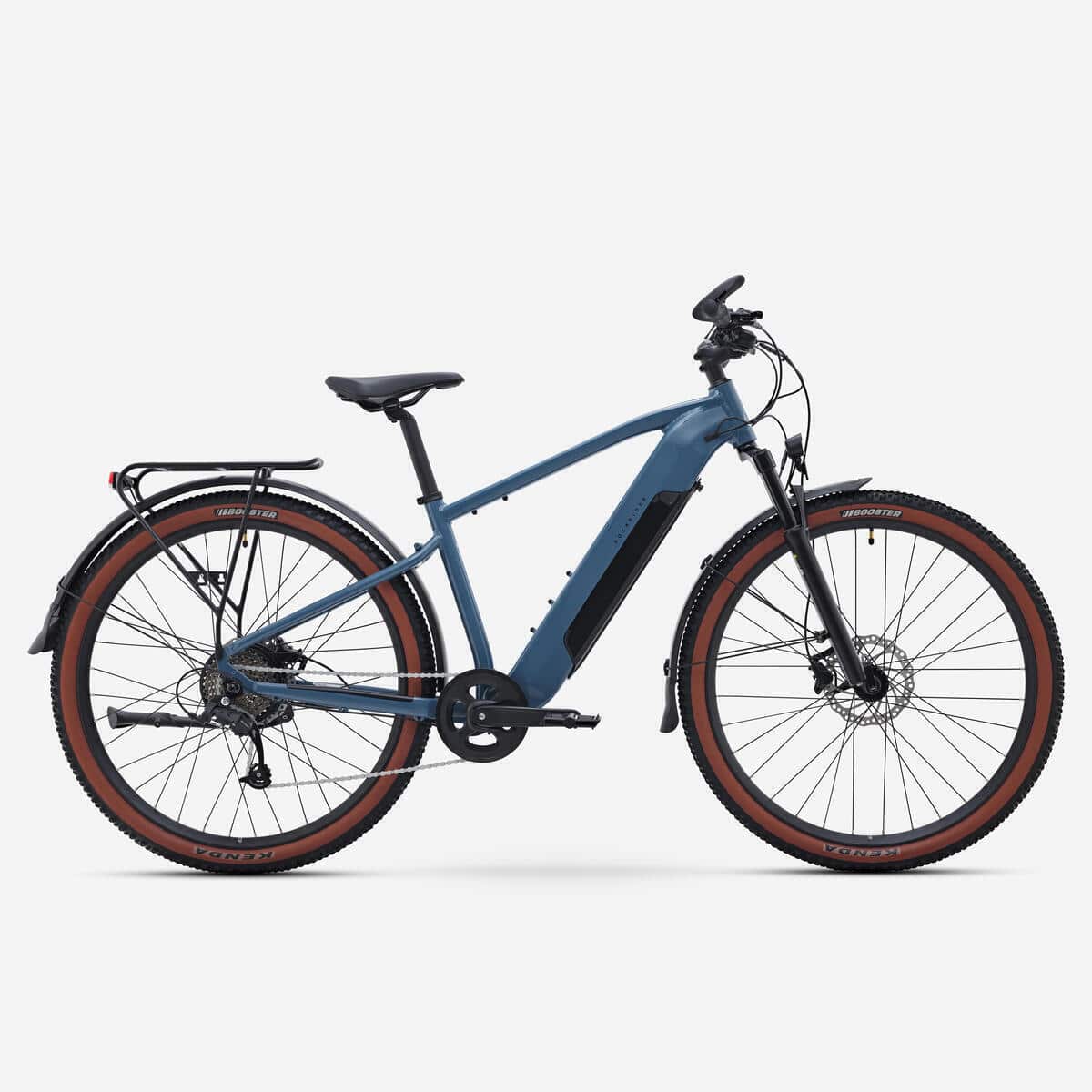 Test du vélo électrique E-EXPL 100 LTD bleu de Decathlon