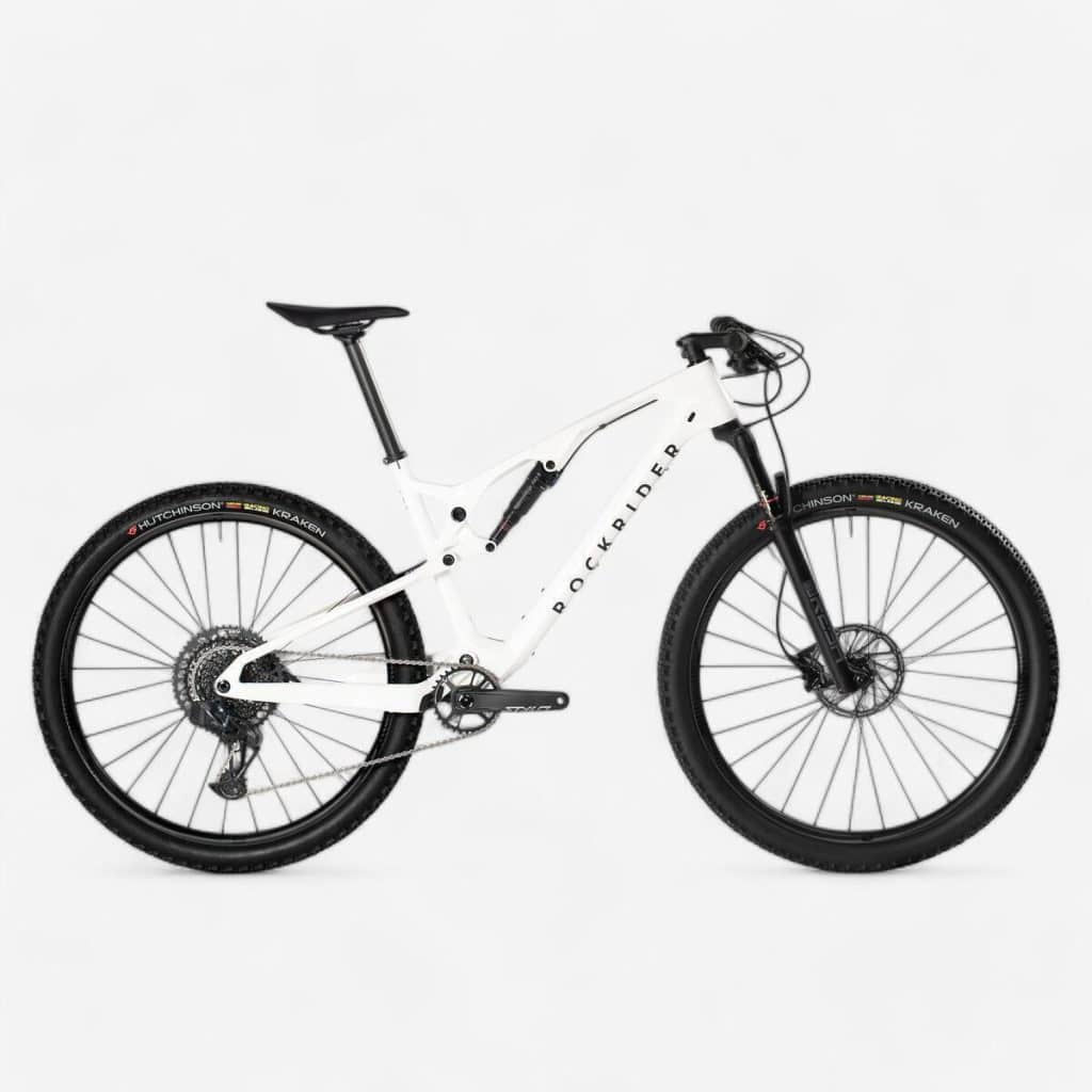 Test du vélo vtt Decathlon race 900s gx axs en carbone