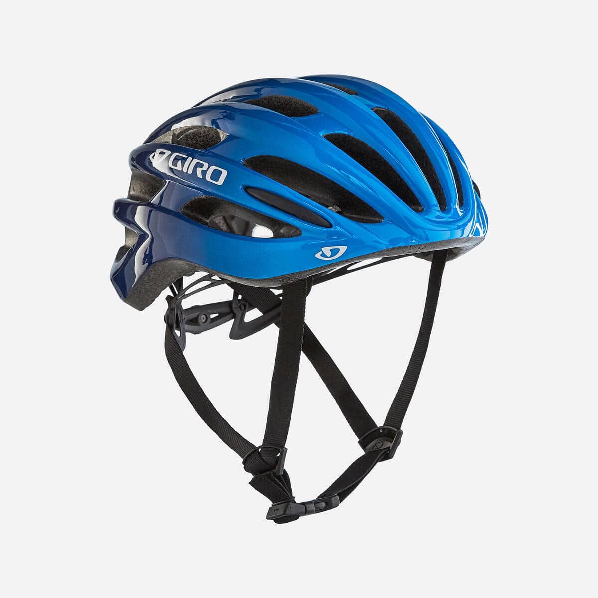 Test du casque vélo Decathlon Giro Angon bleu