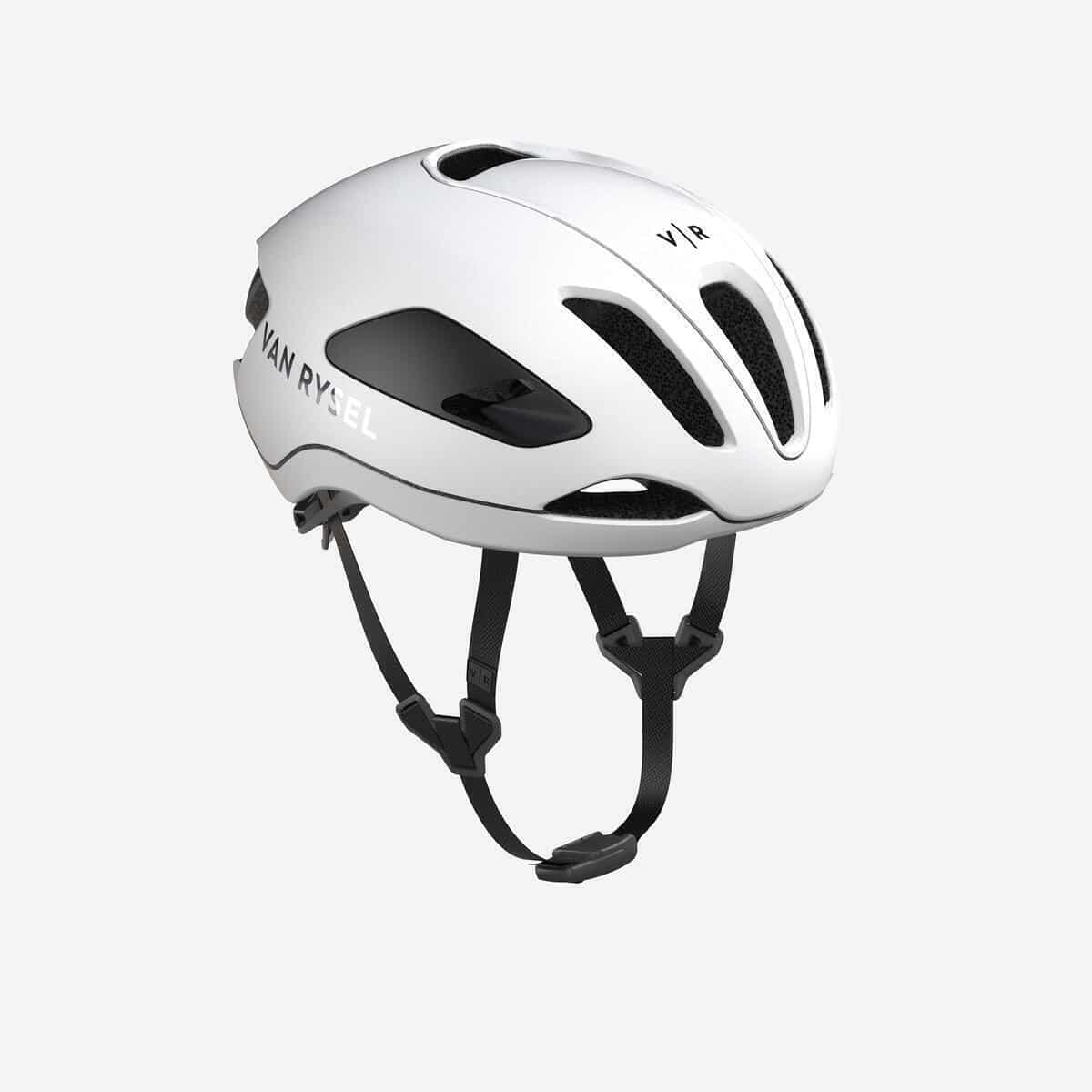 Test du casque de vélo route aéro RCR-F blanc Decathlon