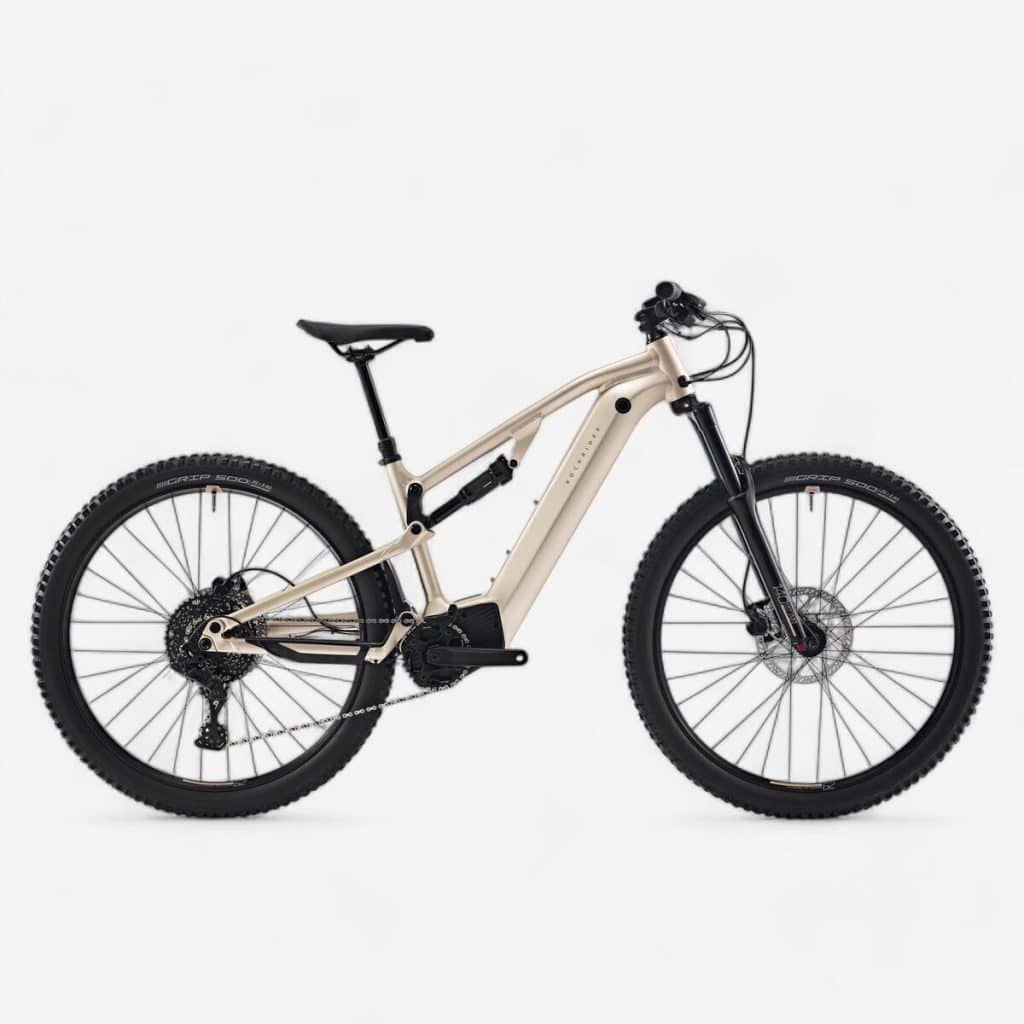 Test vélo vtt électrique Decathlon E-EXPL 520 S, randonnée efficace